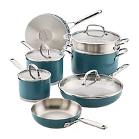 KitchenAid Stainless Steel 3-Ply 11-pc. Cookware Set