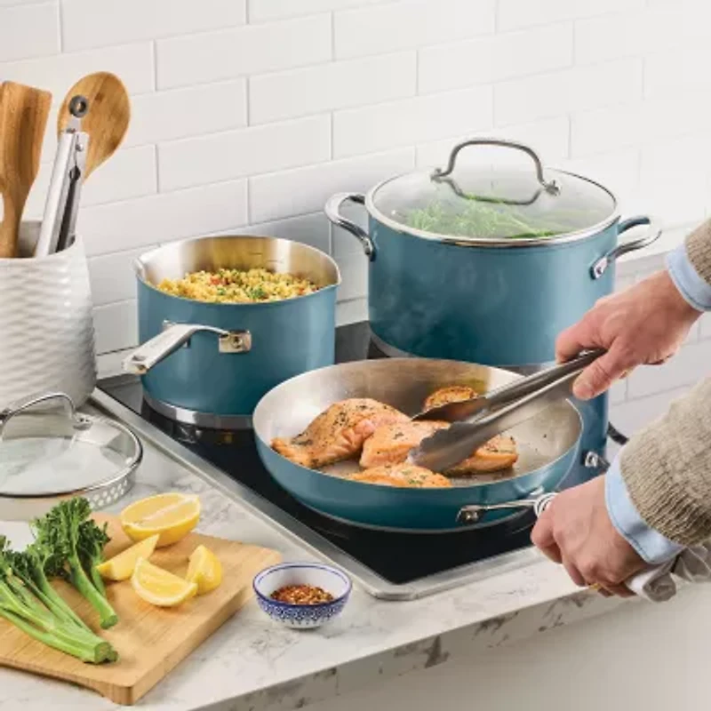 KitchenAid Stainless Steel 3-Ply 11-pc. Cookware Set