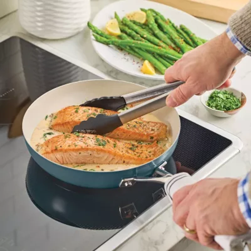 KitchenAid Color-Finished Stainless Steel Agave 3-Ply Base Stainless Steel Frying Pan