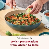 KitchenAid Color-Finished Stainless Steel Agave 3-Ply Base Stainless Steel Frying Pan
