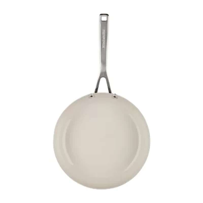 KitchenAid Color-Finished Stainless Steel Agave 3-Ply Base Stainless Steel Frying Pan