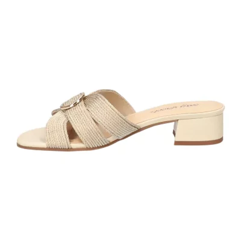 Easy Street Womens Onyx Heeled Sandals