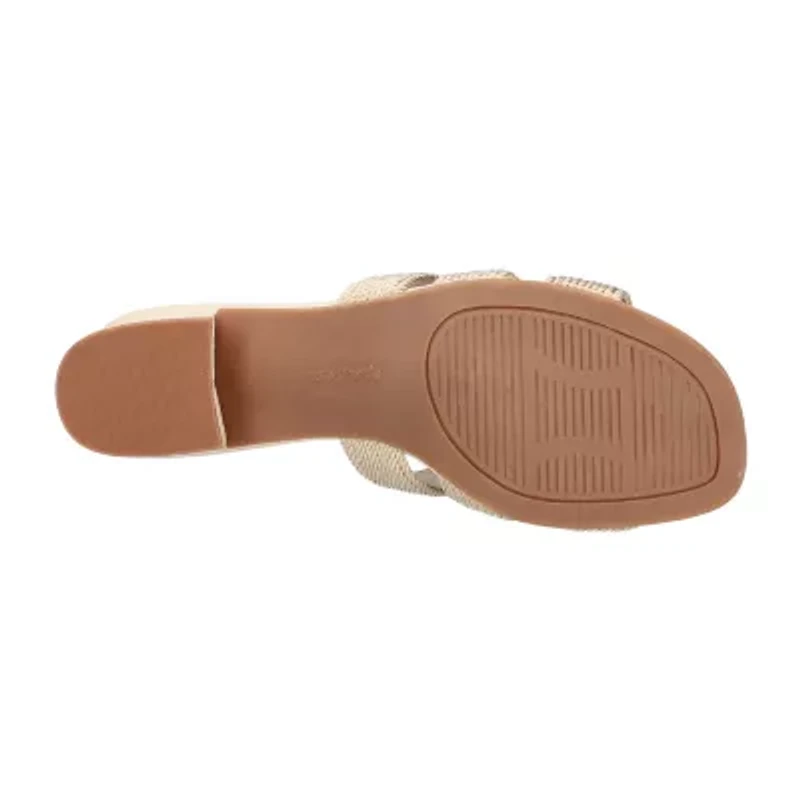 Easy Street Womens Onyx Heeled Sandals