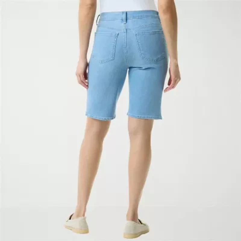 Gloria Vanderbilt Amanda Womens 11" Denim Short