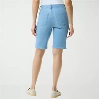 Gloria Vanderbilt Amanda Womens 11" Denim Short