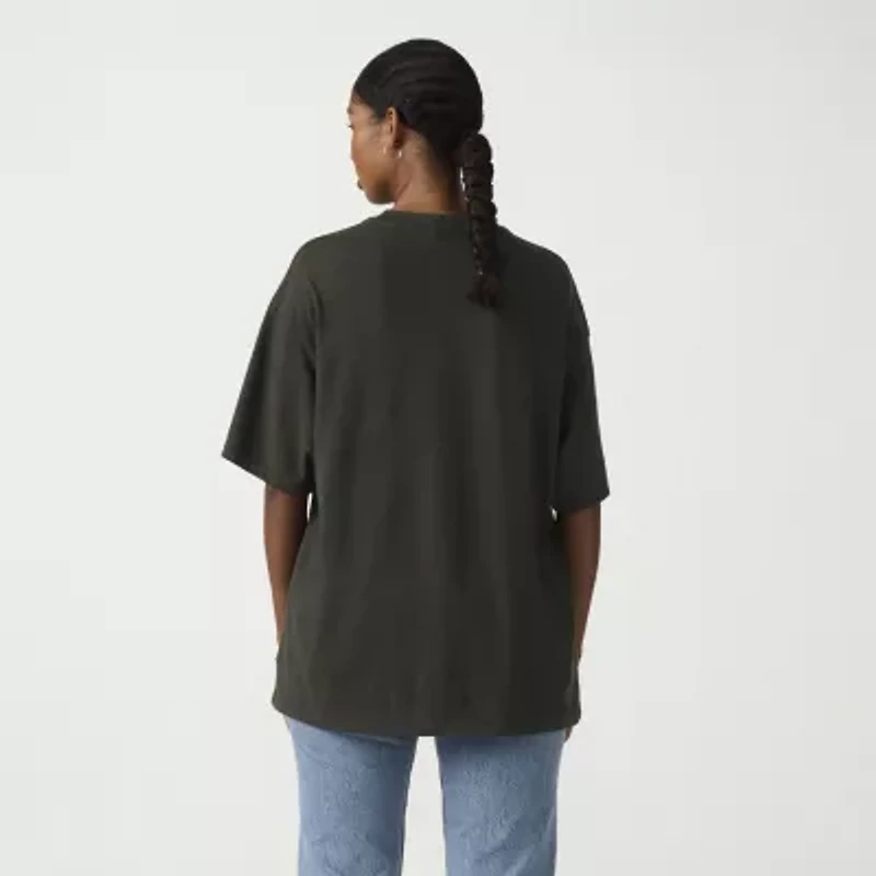 Levi's® Womens Crew Neck Elbow Sleeve T-Shirt
