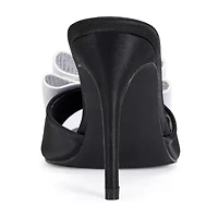 IZZY by AZALEA WANG Geeta Womens Pointed Open Toe Stiletto Heel Pumps