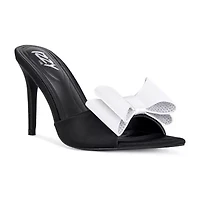 IZZY by AZALEA WANG Geeta Womens Pointed Open Toe Stiletto Heel Pumps