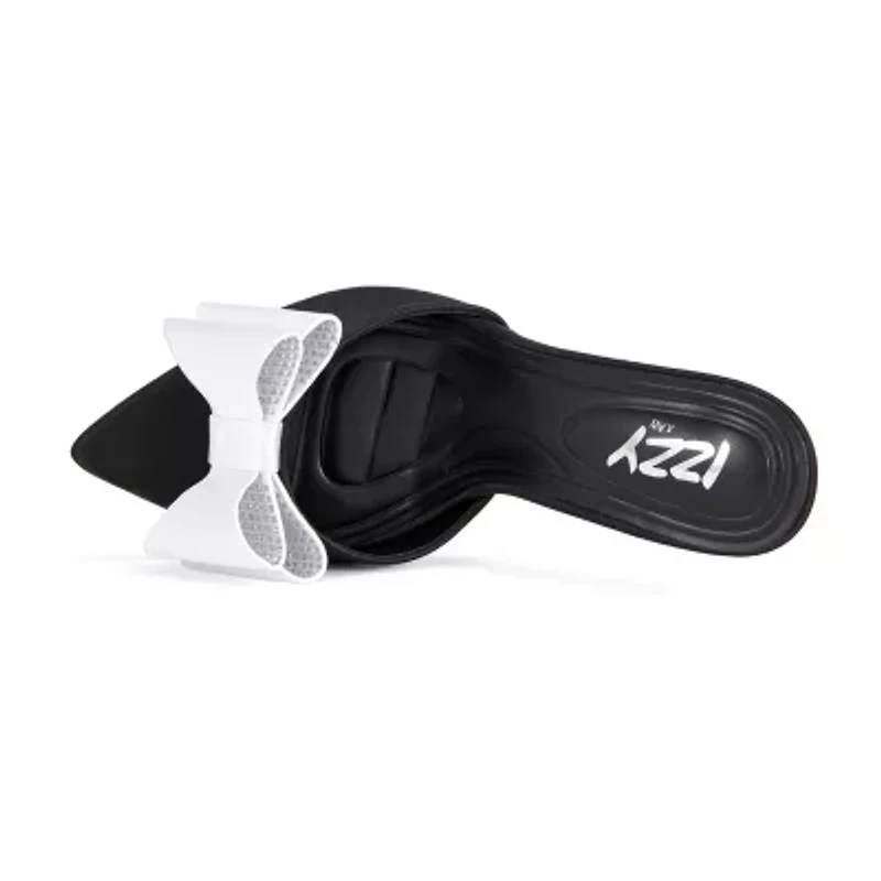 IZZY by AZALEA WANG Geeta Womens Pointed Open Toe Stiletto Heel Pumps