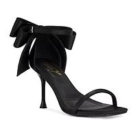 IZZY by AZALEA WANG Adora Womens Square Open Toe Stiletto Heel Pumps