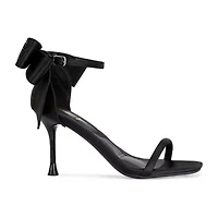 IZZY by AZALEA WANG Adora Womens Square Open Toe Stiletto Heel Pumps