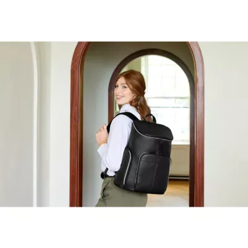 Samsonite Mobile Solution 2 Leather Deluxe Unisex Adult Padded Straps Backpack