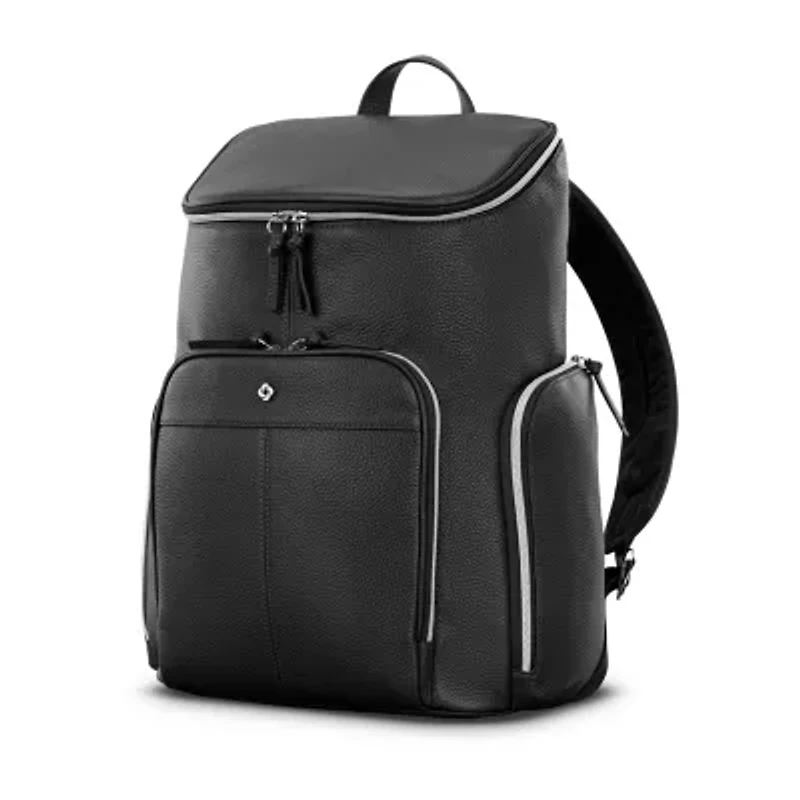 Samsonite Mobile Solution 2 Leather Deluxe Unisex Adult Padded Straps Backpack