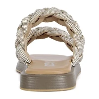 IZZY by AZALEA WANG Andra Womens Footbed Sandals