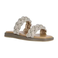 IZZY by AZALEA WANG Andra Womens Footbed Sandals