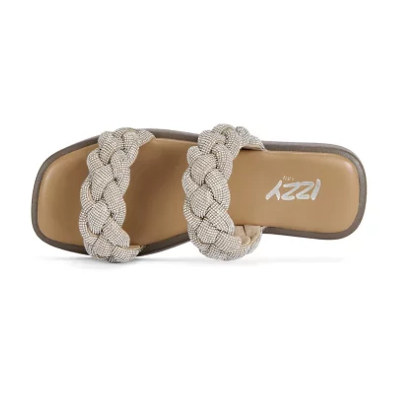 IZZY by AZALEA WANG Andra Womens Footbed Sandals