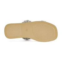 IZZY by AZALEA WANG Andra Womens Footbed Sandals