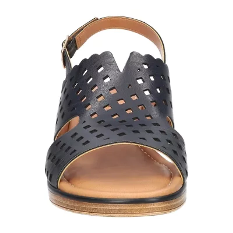 Easy Street Womens Martella Wedge Sandals