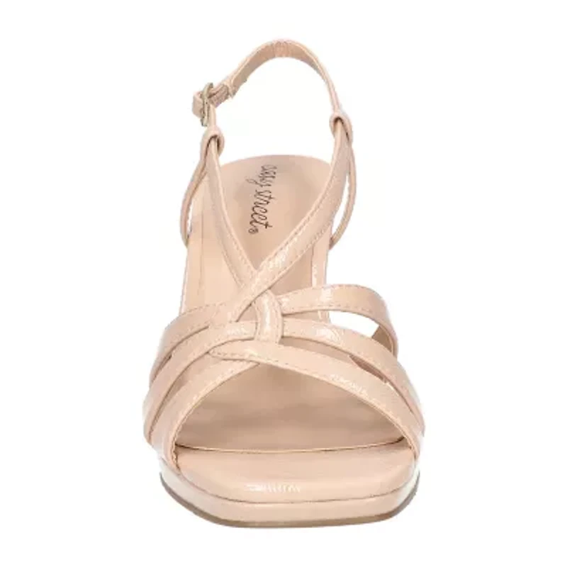 Easy Street Womens Valorie Heeled Sandals