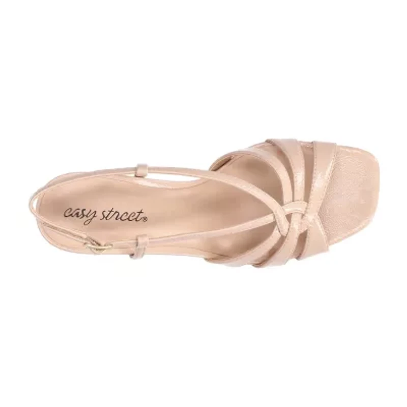 Easy Street Womens Valorie Heeled Sandals