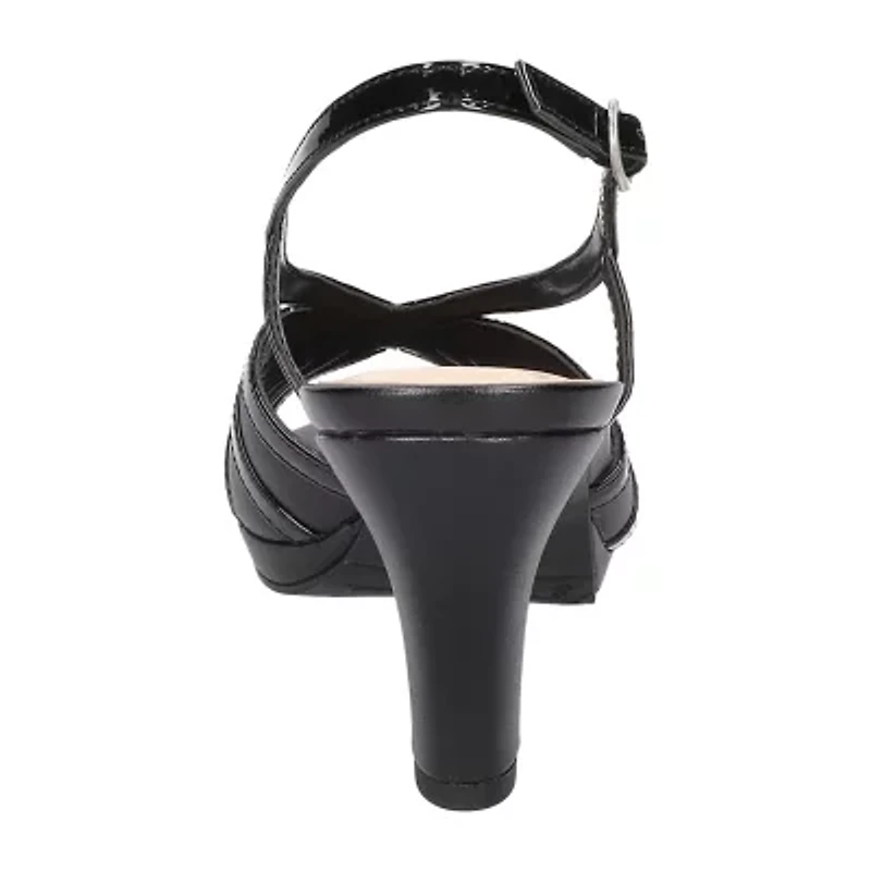 Easy Street Womens Starlight Heeled Sandals