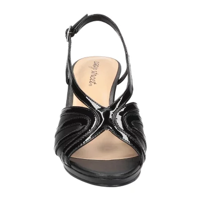 Easy Street Womens Starlight Heeled Sandals