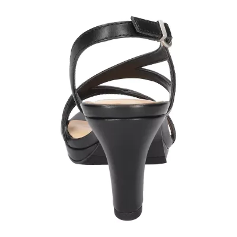 Easy Street Womens Radiant Heeled Sandals