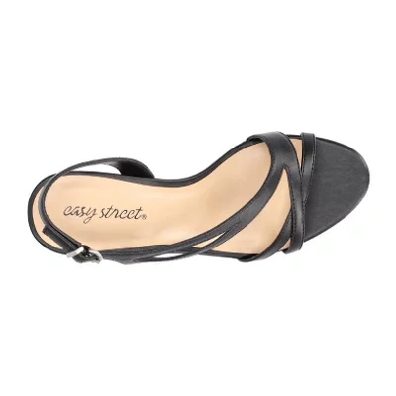 Easy Street Womens Radiant Heeled Sandals