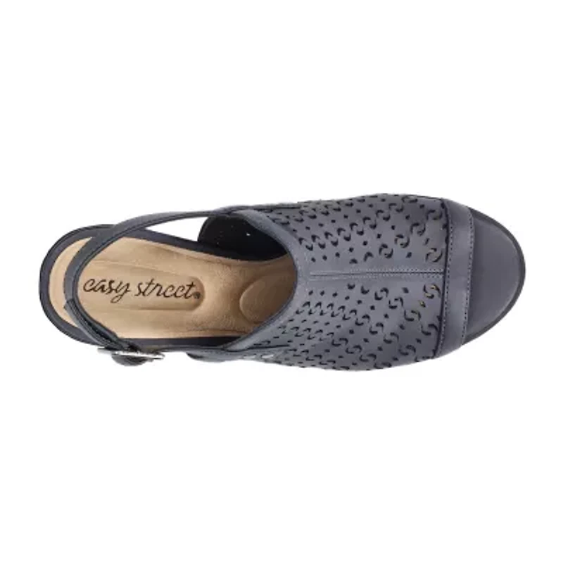 Easy Street Womens Chellie Heeled Sandals