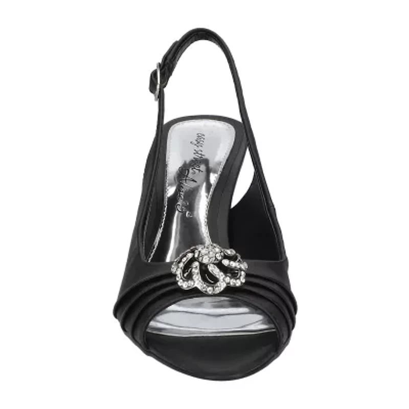 Easy Street Womens Poise Heeled Sandals