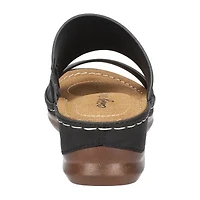 Easy Street Womens Larrain Wedge Sandals