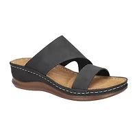 Easy Street Womens Larrain Wedge Sandals