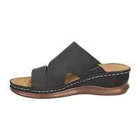 Easy Street Womens Larrain Wedge Sandals