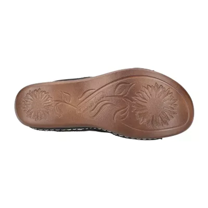 Easy Street Womens Larrain Wedge Sandals