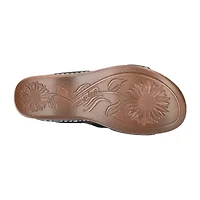 Easy Street Womens Larrain Wedge Sandals