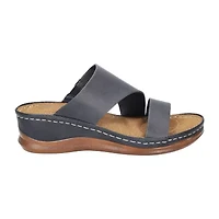 Easy Street Womens Larrain Wedge Sandals
