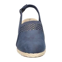 Easy Street Womens Aloha Wedge Sandals