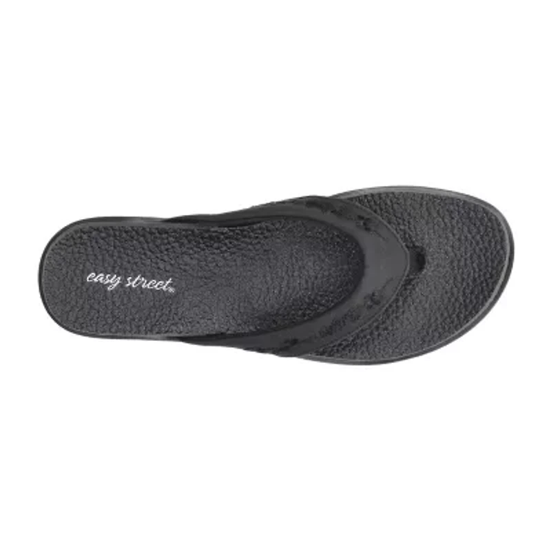 Easy Street Womens Wanderlust Slide Sandals