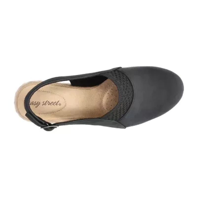 Easy Street Womens Aloha Wedge Sandals