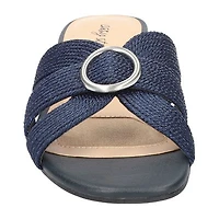 Easy Street Womens Onyx Heeled Sandals