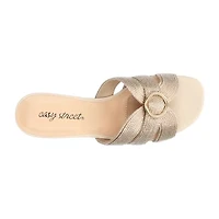 Easy Street Womens Onyx Heeled Sandals