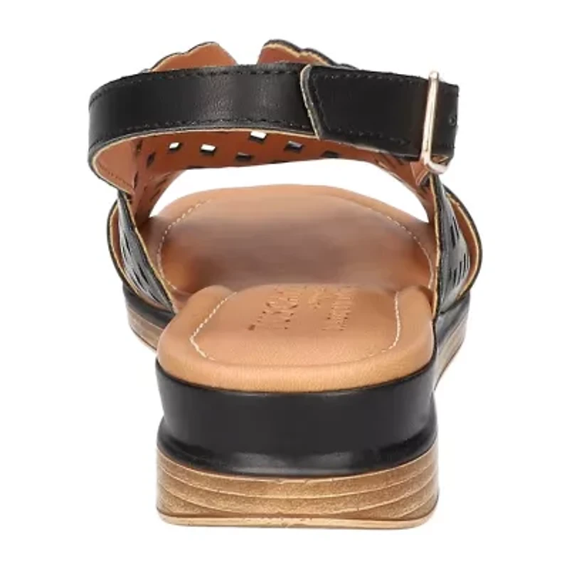 Easy Street Womens Martella Wedge Sandals