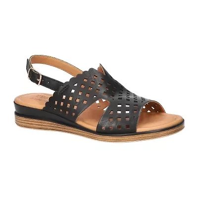 Easy Street Womens Martella Wedge Sandals