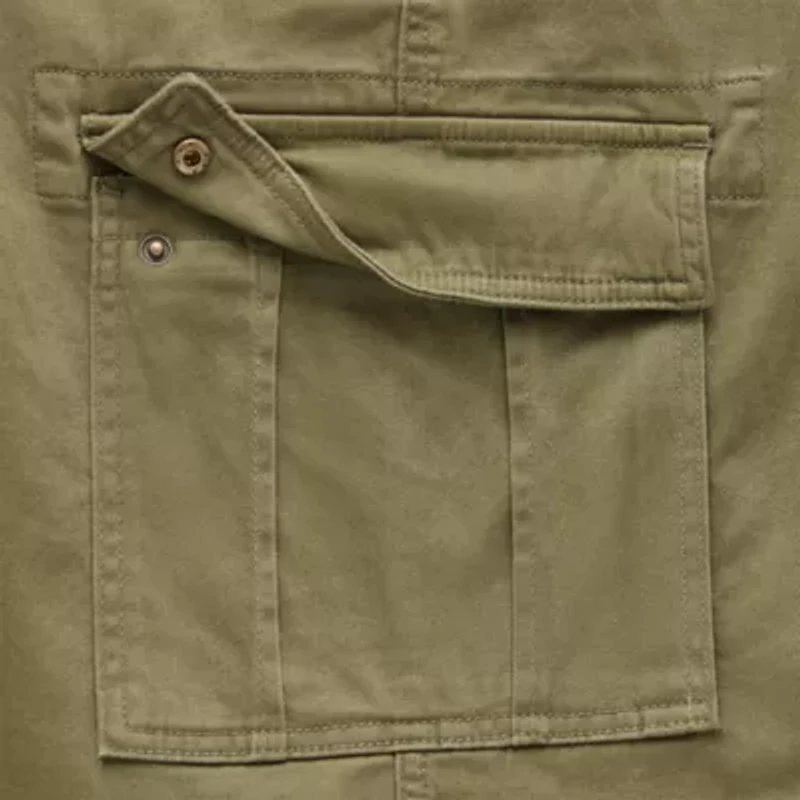 St. John's Bay Mens 10" Mid Rise Stretch Fabric Cargo Short