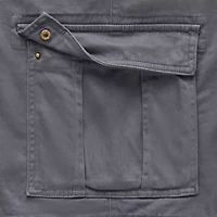 St. John's Bay Comfort Waist 10" & 11" Mens Mid Rise Big and Tall Stretch Fabric Cargo Short
