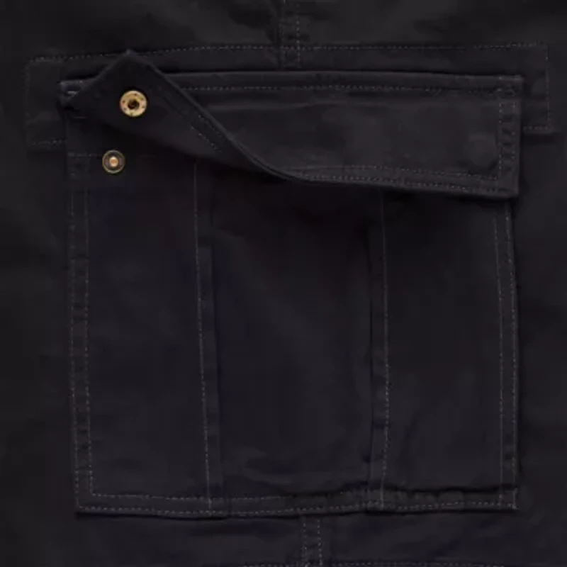 St. John's Bay Comfort Waist 10" & 11" Mens Mid Rise Big and Tall Stretch Fabric Cargo Short