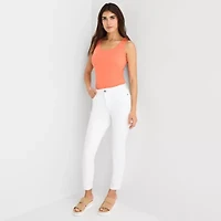 St. John's Bay Womens Scoop Neck Sleeveless Tank Top