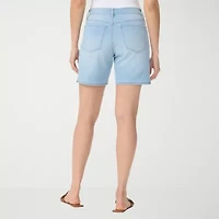 Gloria Vanderbilt Amanda Womens 6" Denim Short