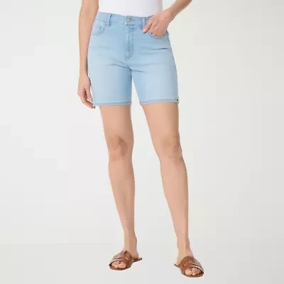 Gloria Vanderbilt Amanda Womens 6" Denim Short
