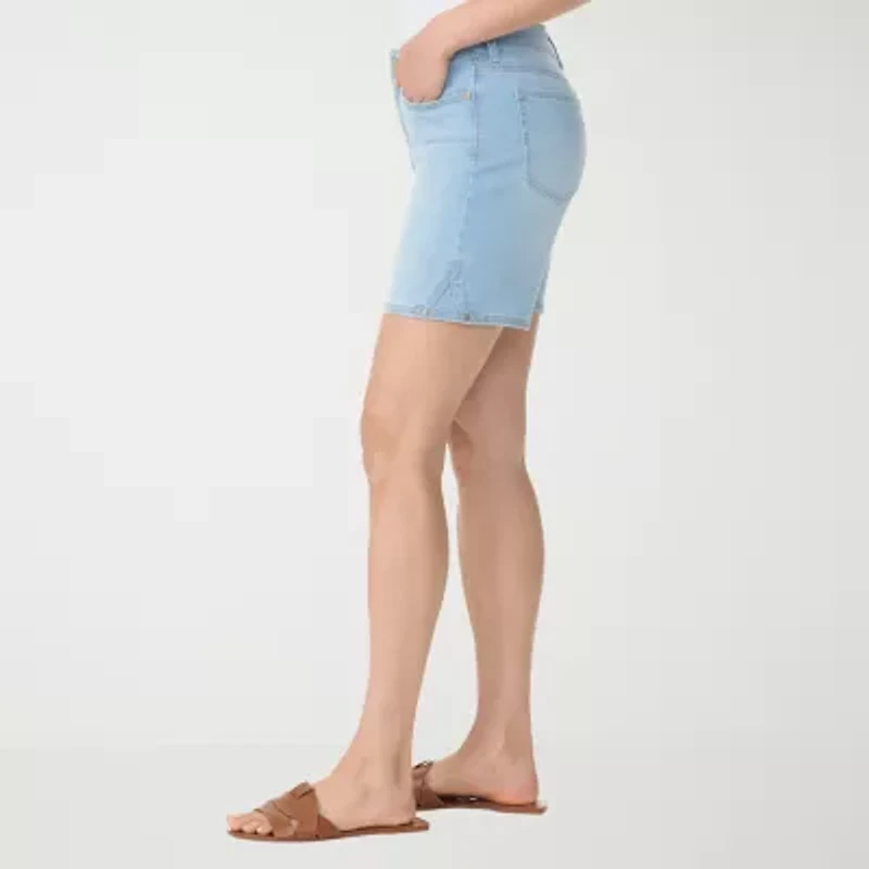 Gloria Vanderbilt Amanda Womens 6" Denim Short